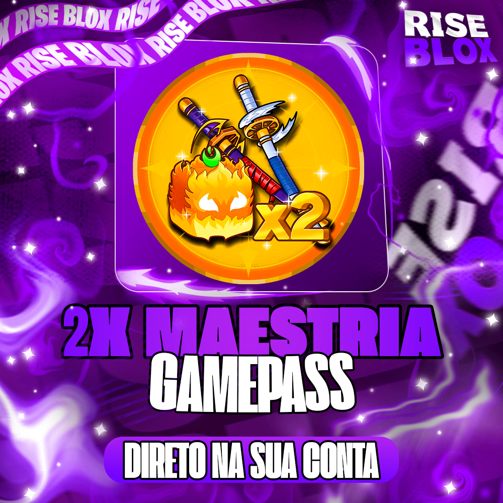 🎇 Gamepass 2x Maestria [450 Robux]